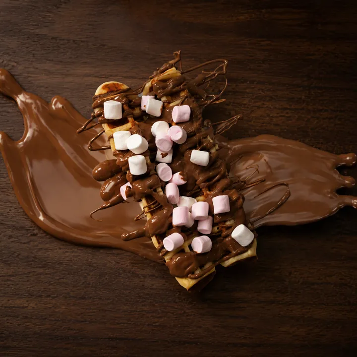 Churoffles au chocolat Jivara et mini chamallows, la spéciale Malory